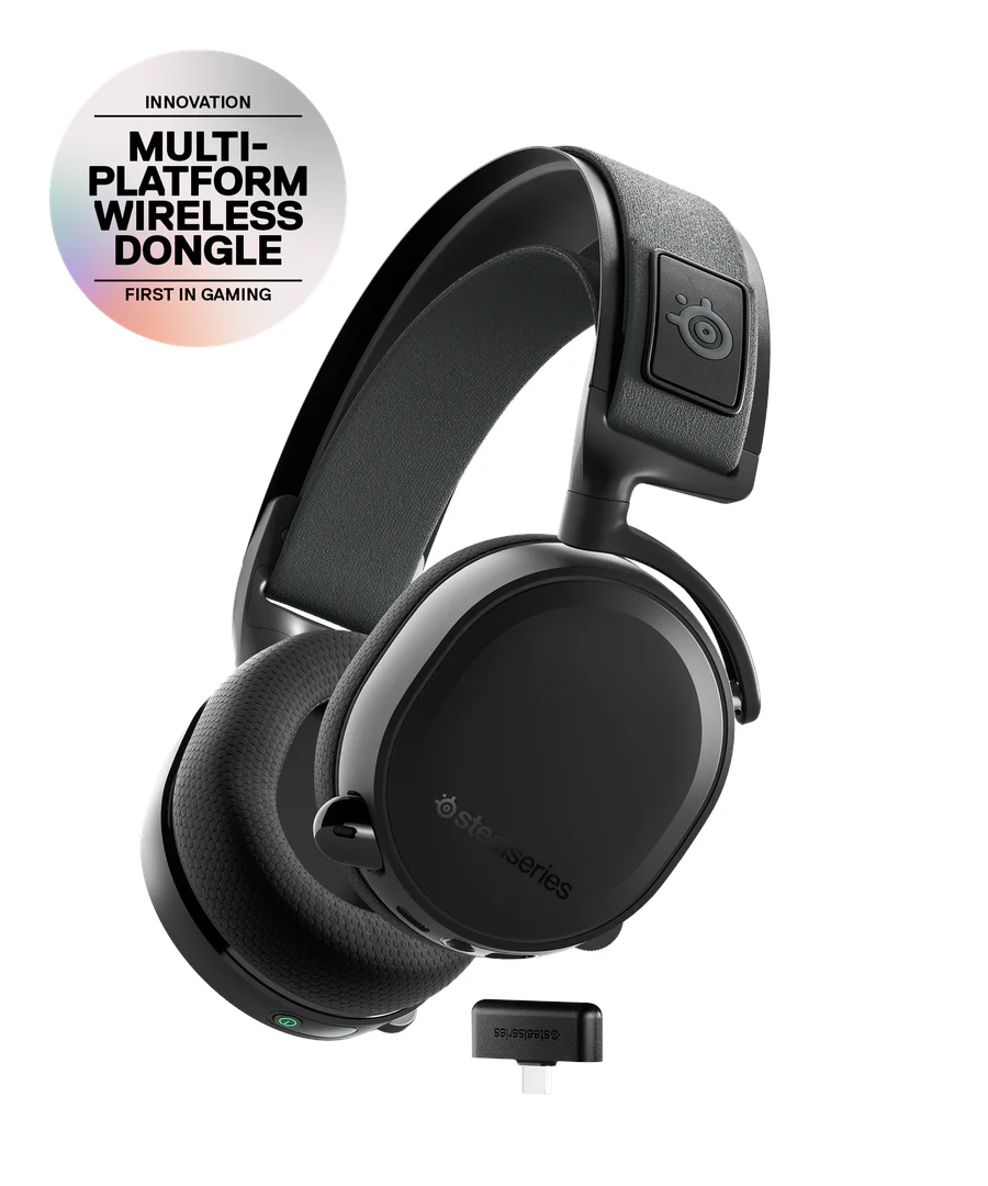 Steelseries – Arctis 7+ Kabelloses Gaming-Headset – Schwarz