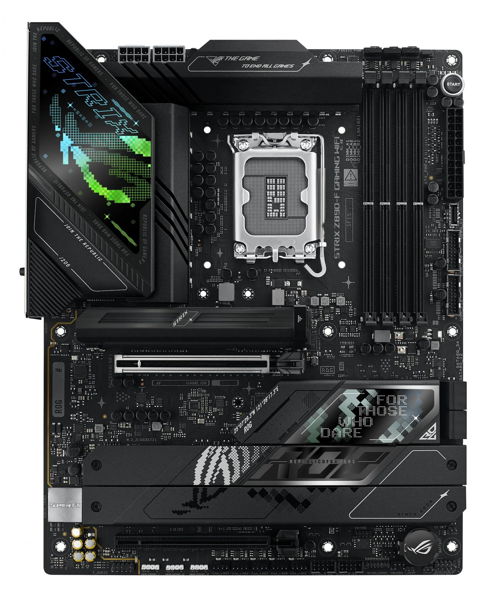 ASUS ROG STRIX Z890-F GAMING WIFI (ATX. Z890. LGA 1851. DDR5)