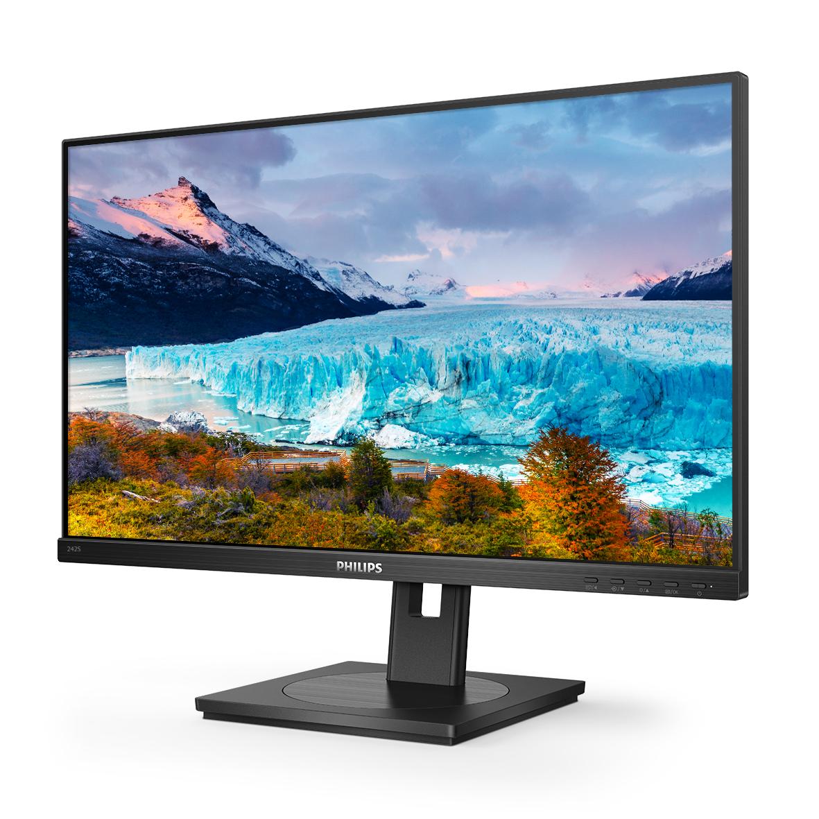 Philips S-line 242S1AE 24 1920 x 1080 (Full HD) DVI VGA (HD-15) HDMI DisplayPort 75Hz Pivot Skærm