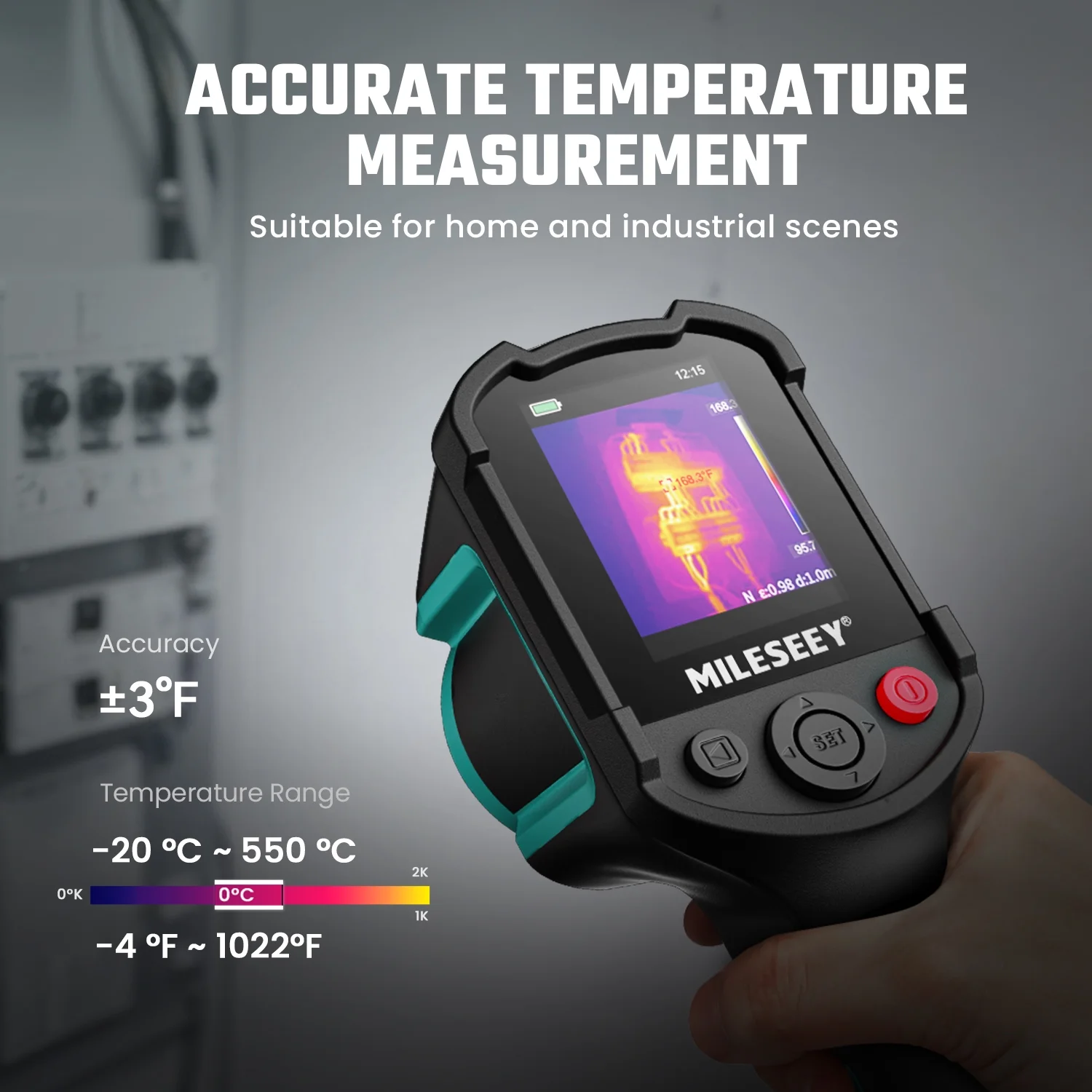 MILESEEY TR10 Thermal Imaging Camera, Super Resolution, 25 Hz Refresh, -4��F to 1022��F